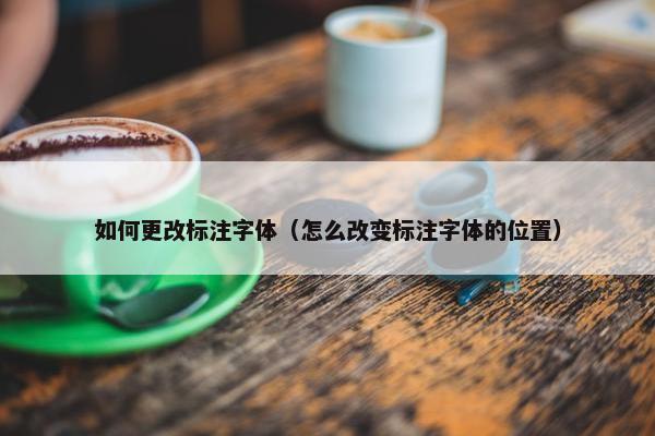 如何更改标注字体（怎么改变标注字体的位置）
