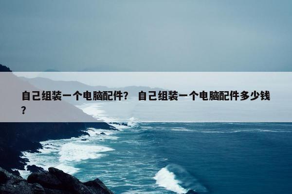 自己组装一个电脑配件？ 自己组装一个电脑配件多少钱？