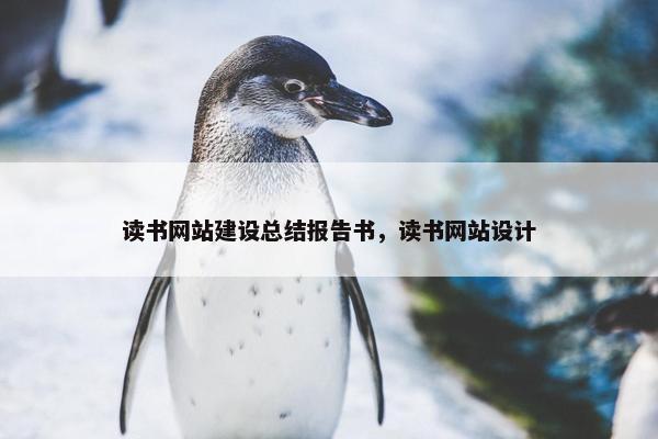 读书网站建设总结报告书，读书网站设计