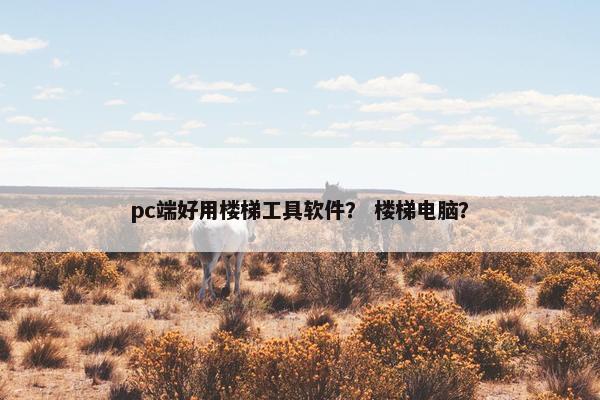 pc端好用楼梯工具软件？ 楼梯电脑？