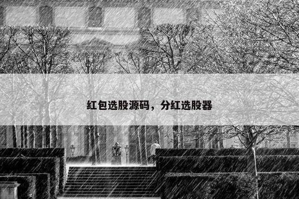 红包选股源码，分红选股器