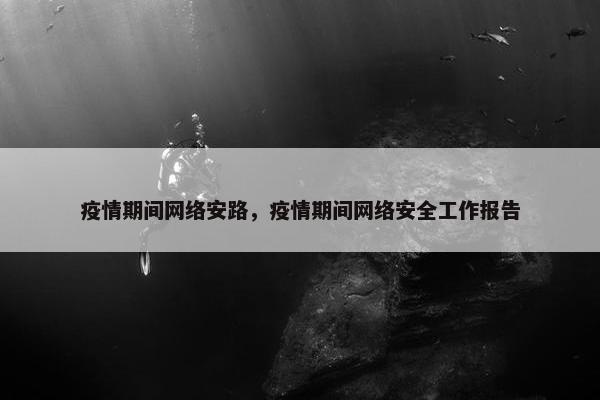 疫情期间网络安路，疫情期间网络安全工作报告