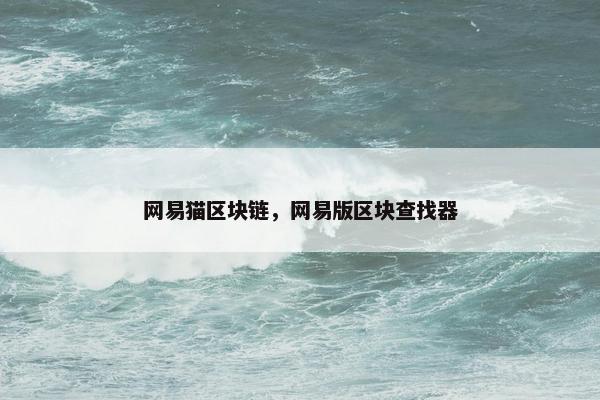 网易猫区块链，网易版区块查找器