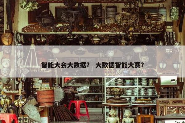智能大会大数据？ 大数据智能大赛？