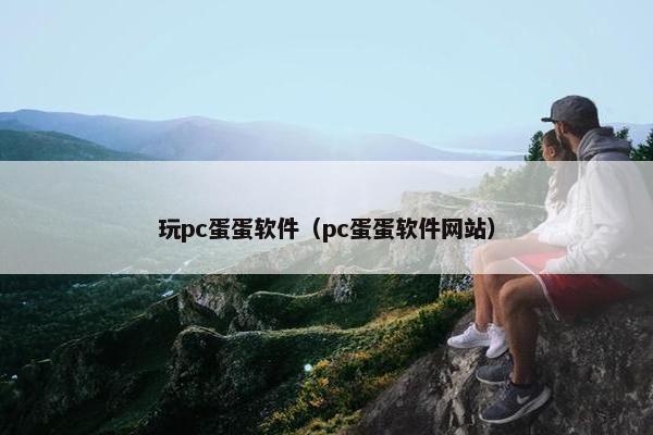 玩pc蛋蛋软件（pc蛋蛋软件网站）