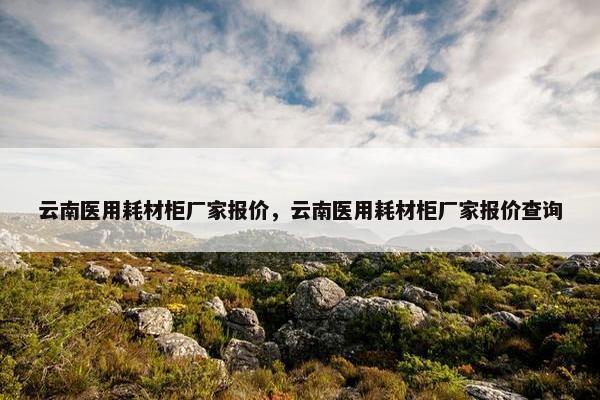 云南医用耗材柜厂家报价，云南医用耗材柜厂家报价查询