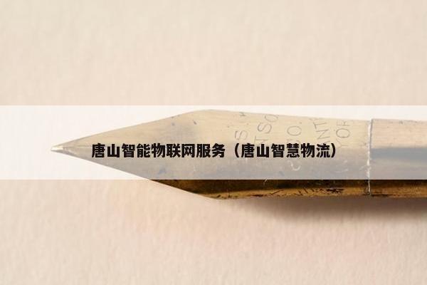 唐山智能物联网服务（唐山智慧物流）
