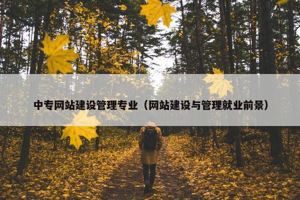 中专网站建设管理专业（网站建设与管理就业前景）