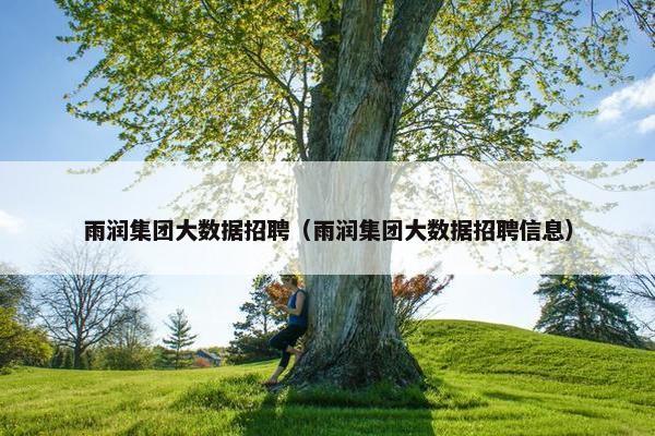 雨润集团大数据招聘（雨润集团大数据招聘信息）