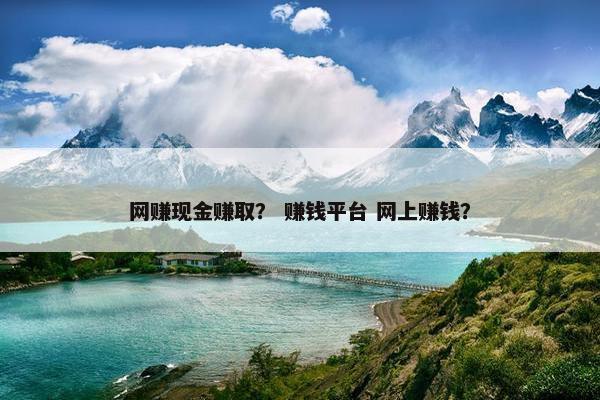 网赚现金赚取？ 赚钱平台 网上赚钱？