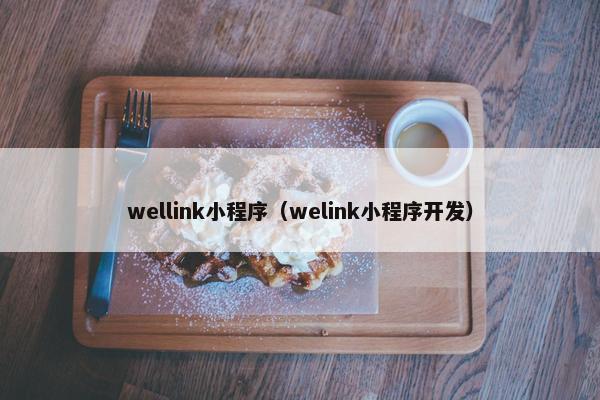 wellink小程序（welink小程序开发）