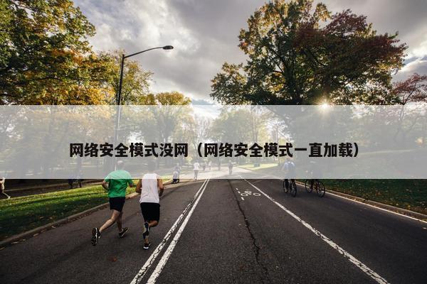 网络安全模式没网（网络安全模式一直加载）