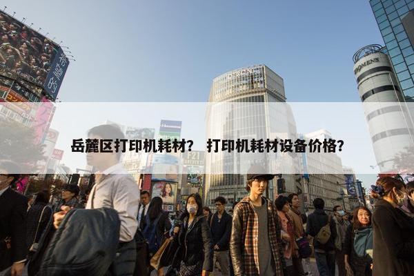 岳麓区打印机耗材？ 打印机耗材设备价格？