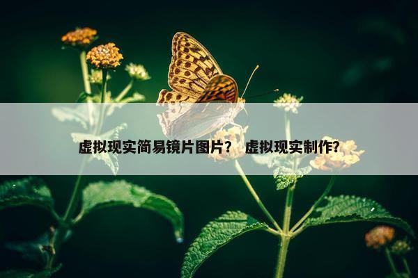 虚拟现实简易镜片图片？ 虚拟现实制作？