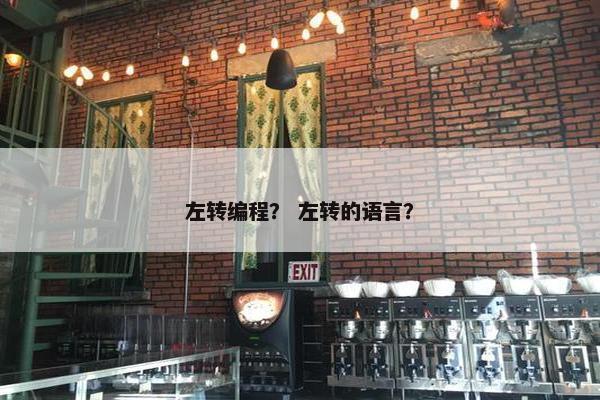 左转编程？ 左转的语言？