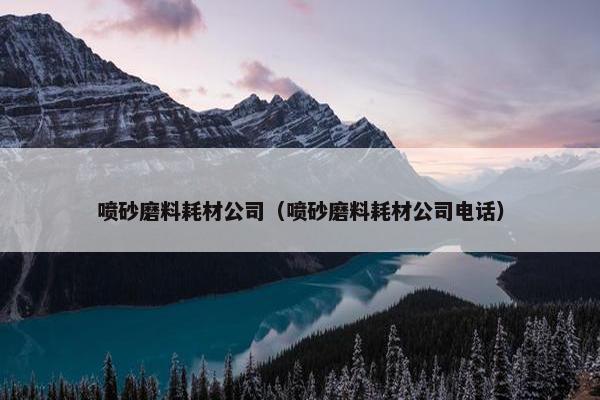喷砂磨料耗材公司（喷砂磨料耗材公司电话）
