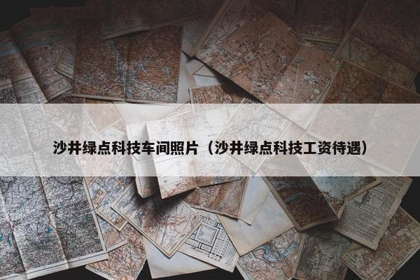沙井绿点科技车间照片（沙井绿点科技工资待遇）