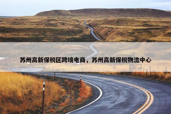 苏州高新保税区跨境电商，苏州高新保税物流中心