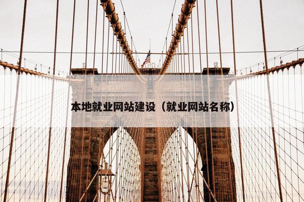 本地就业网站建设（就业网站名称）