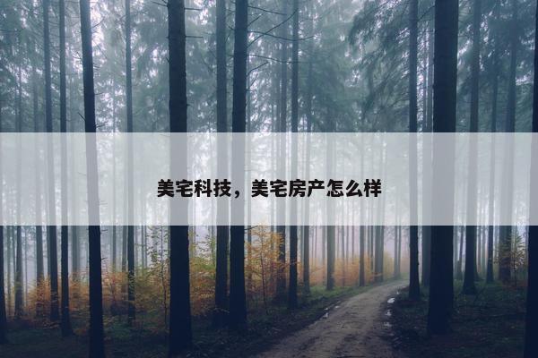 美宅科技，美宅房产怎么样
