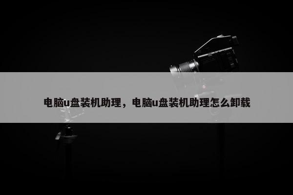 电脑u盘装机助理，电脑u盘装机助理怎么卸载