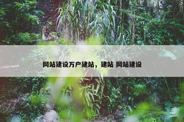 网站建设万户建站，建站 网站建设