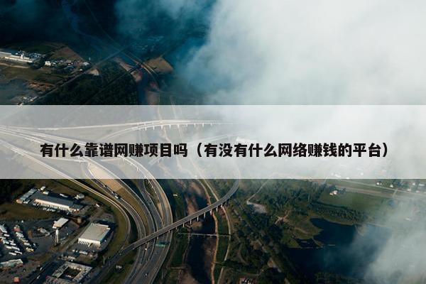 有什么靠谱网赚项目吗（有没有什么网络赚钱的平台）