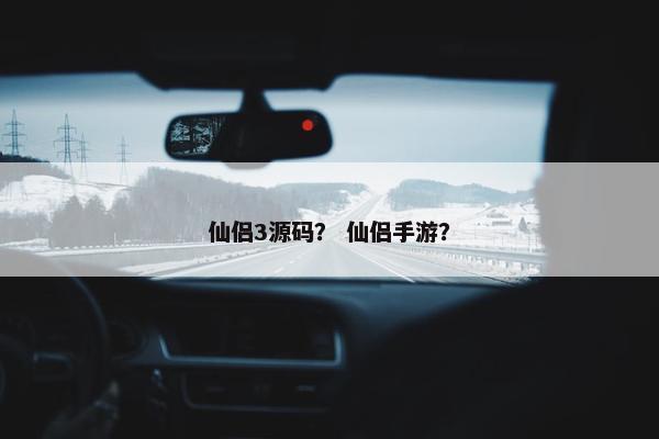 仙侣3源码？ 仙侣手游？