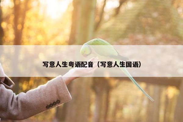 写意人生粤语配音（写意人生国语）