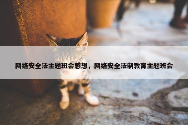 网络安全法主题班会感想，网络安全法制教育主题班会