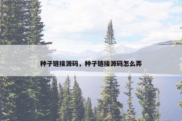 种子链接源码，种子链接源码怎么弄