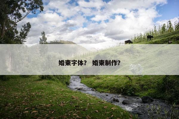 婚柬字体？ 婚柬制作？