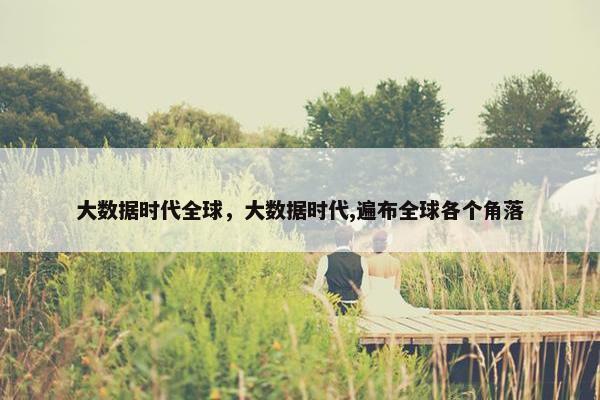 大数据时代全球，大数据时代,遍布全球各个角落