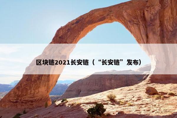 区块链2021长安链（“长安链”发布）