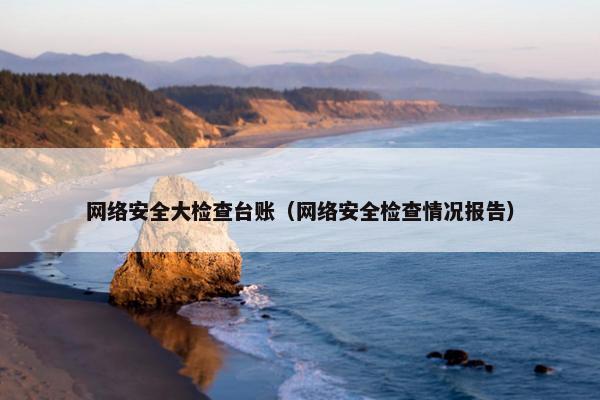 网络安全大检查台账（网络安全检查情况报告）