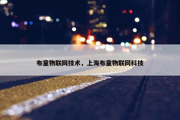 布童物联网技术，上海布童物联网科技