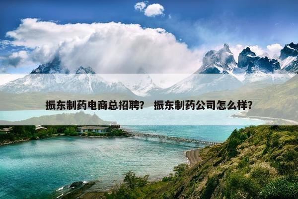 振东制药电商总招聘？ 振东制药公司怎么样？