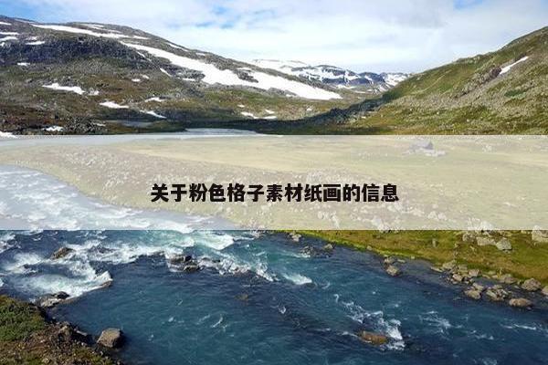 关于粉色格子素材纸画的信息