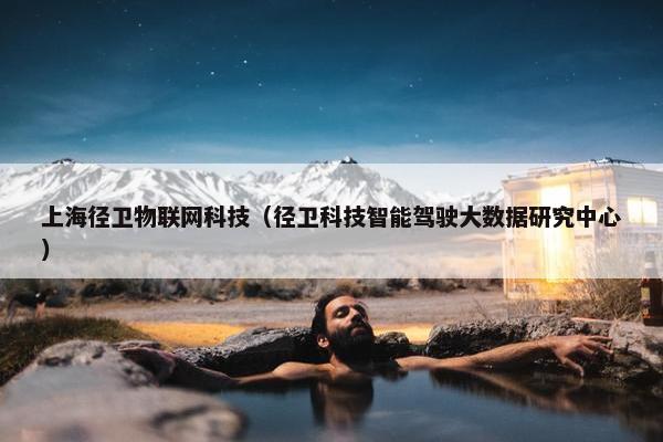 上海径卫物联网科技（径卫科技智能驾驶大数据研究中心）
