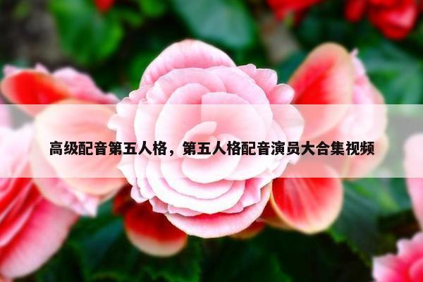 高级配音第五人格，第五人格配音演员大合集视频