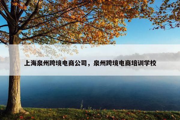 上海泉州跨境电商公司，泉州跨境电商培训学校