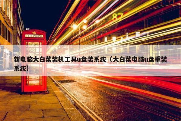 新电脑大白菜装机工具u盘装系统（大白菜电脑u盘重装系统）