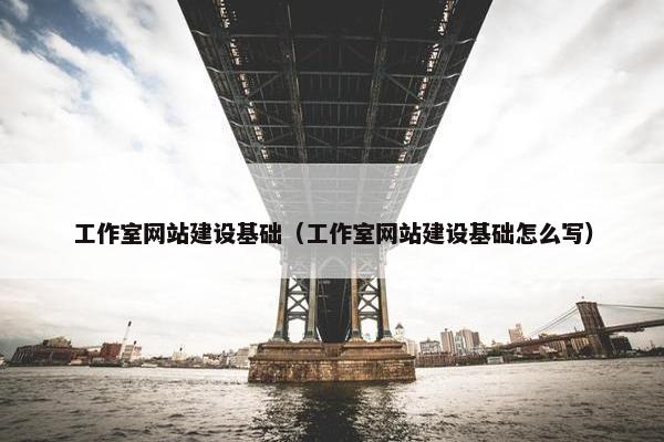 工作室网站建设基础（工作室网站建设基础怎么写）