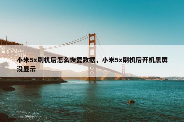 小米5x刷机后怎么恢复数据，小米5x刷机后开机黑屏没显示