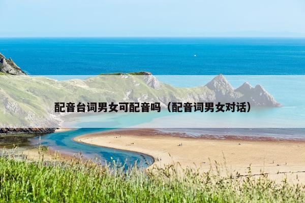配音台词男女可配音吗（配音词男女对话）