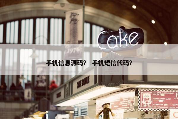 手机信息源码？ 手机短信代码？