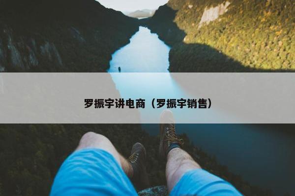 罗振宇讲电商（罗振宇销售）