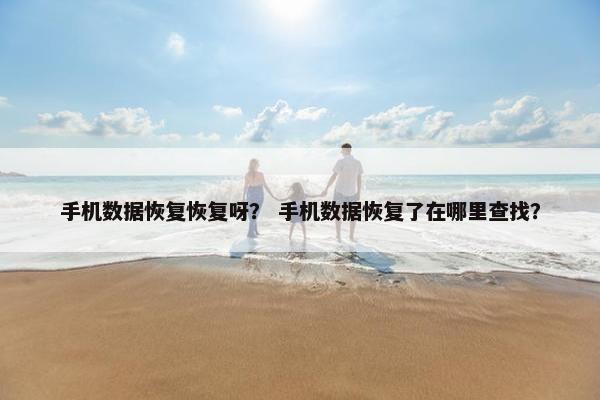 手机数据恢复恢复呀？ 手机数据恢复了在哪里查找？