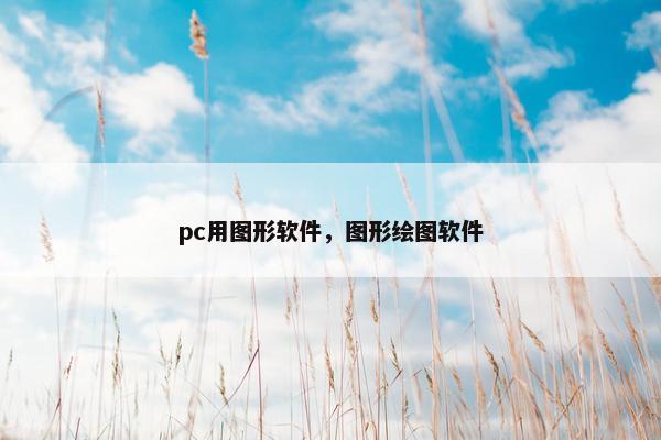 pc用图形软件，图形绘图软件