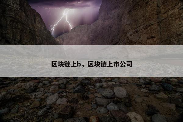 区块链上b，区块链上市公司